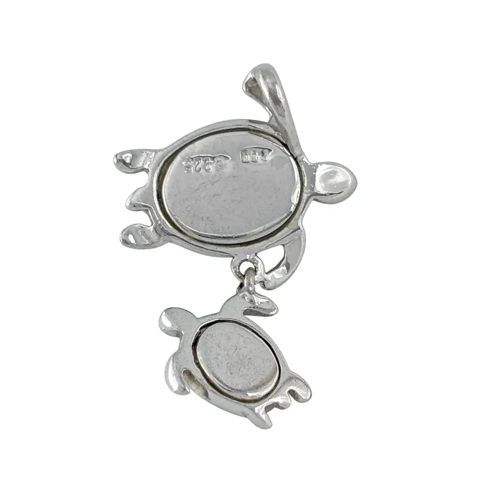 Vintage Sterling Silver 925 [Stone / Design / Motif] Pendant
